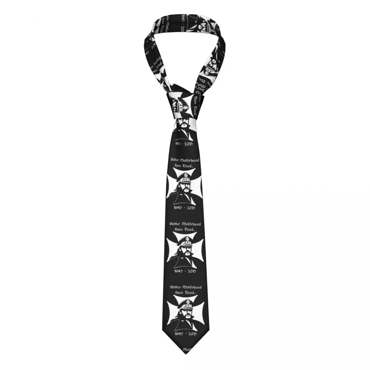 

Индивидуализированная Мужская футболка lemmy-s-tribute Tie, модные шелковые свадебные галстуки