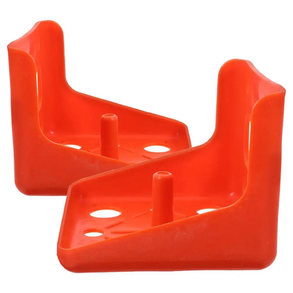 2 Pcs Lick Brick Box Goat Supplies Salt Block Holder Licking Bricks Horse Rack Pe