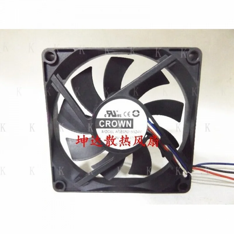 

C 1 шт. для CROWN AGE08015B24M 80145 24 В 0,43 вентилятор охлаждения большого объема воздуха