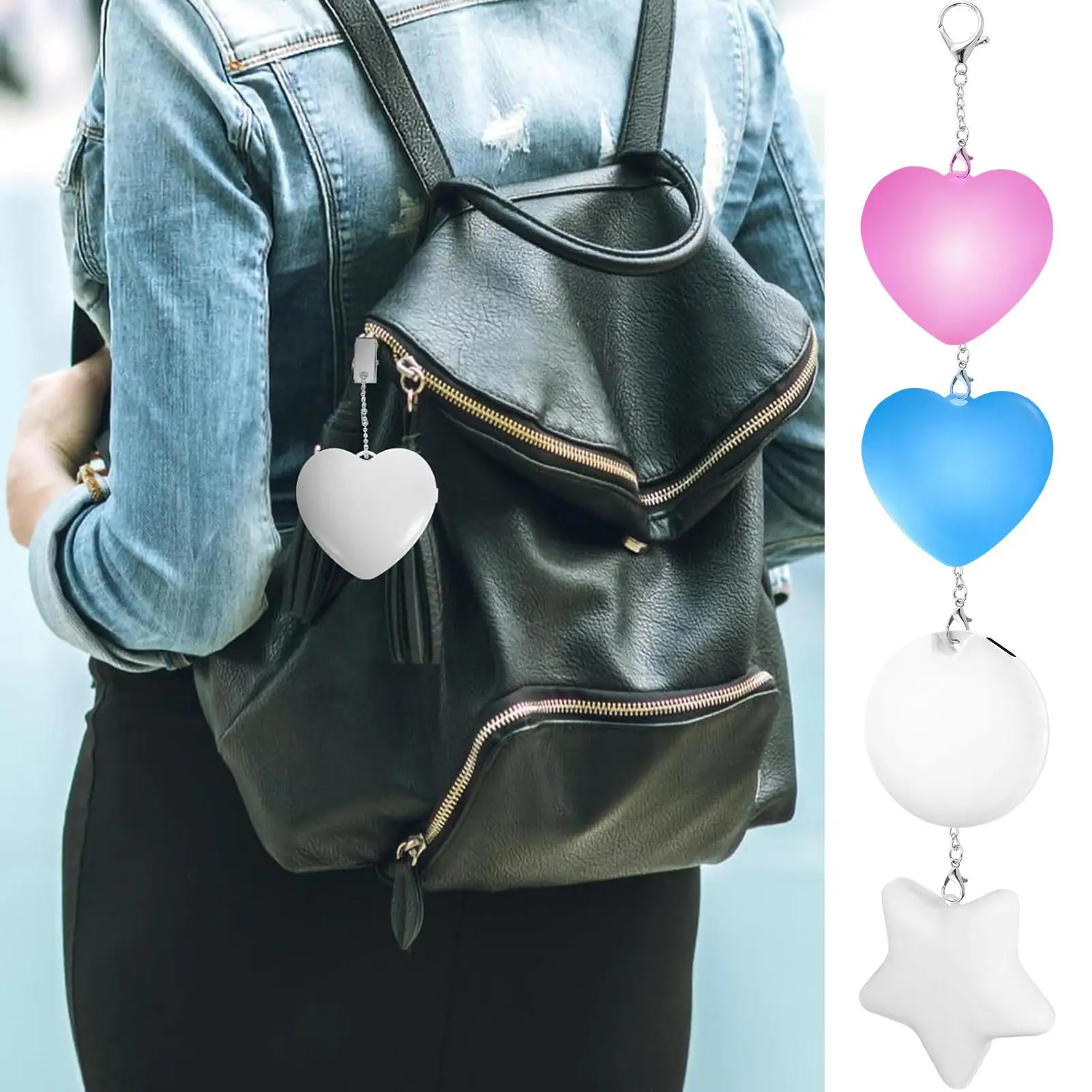 LED Handbag Light LED Portable Automatic Sensor Rechargeable Keychain Touch Activated Rechargeable Bag Light For Bedroom Home