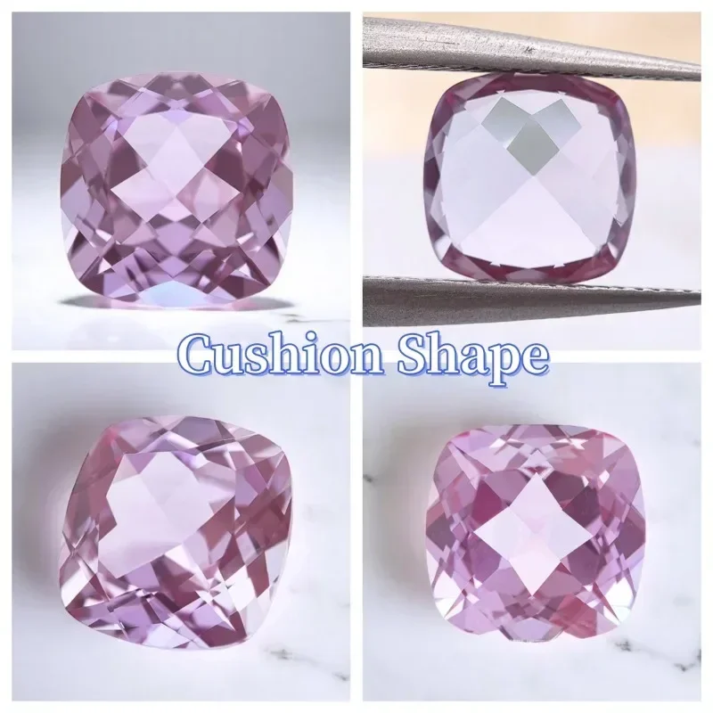 

New Lab Grown Alexandrite Change Color Stone Charms Gemstone DIY Ring Necklace Earrings Main Materials Selectable AGL Certificat