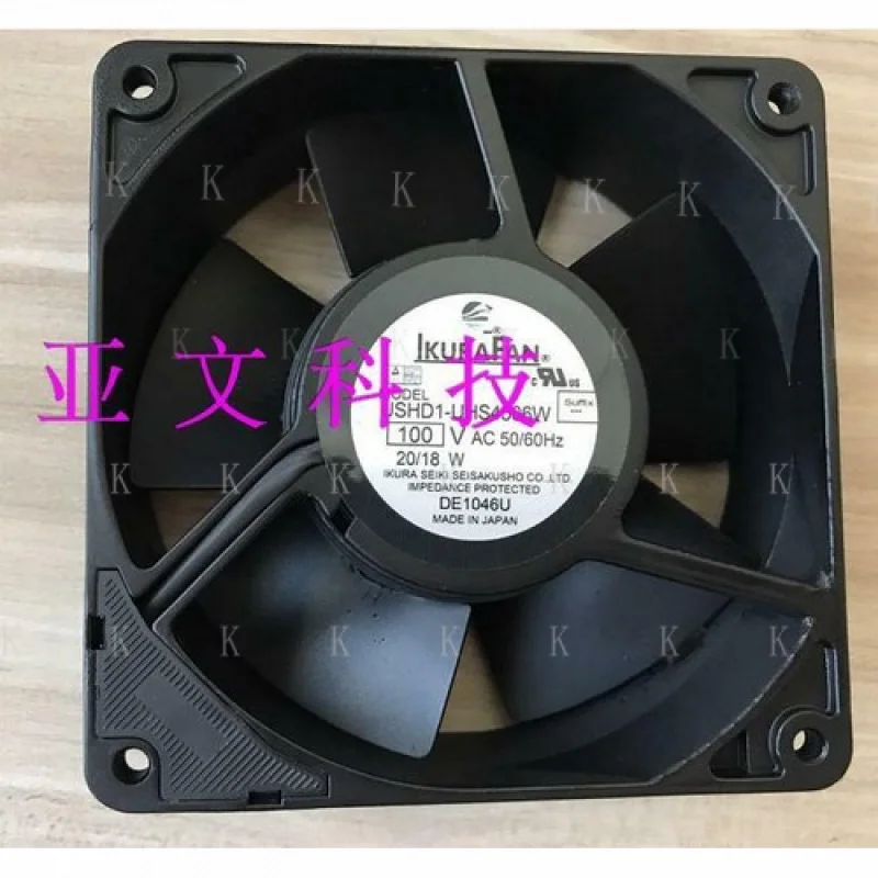 

C 1pcs FOR IKURA USHD1-UHS4506W 100V 12CM metal iron leaf fan