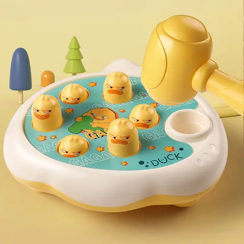 Whac-A-Mole Montessori Baby Knocking Hammering Game Toddler Educational Board Game Early Educational Developmental Toy Kids Gift