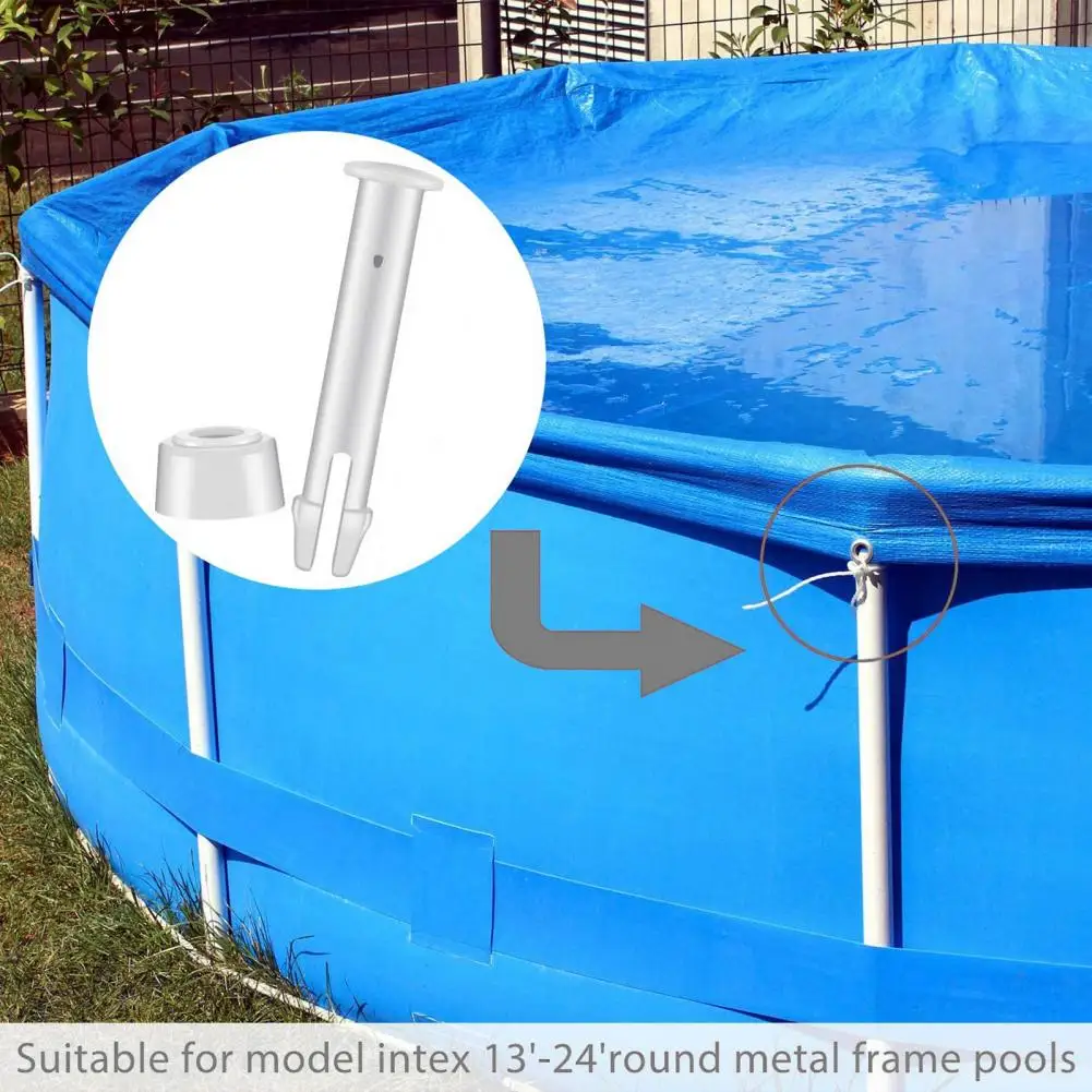 Pool Maintenance Accessories 12pcs Pool Joint Pins with Seals Rust-resistant Swimming Pool Replacement Parts Durable for Easy