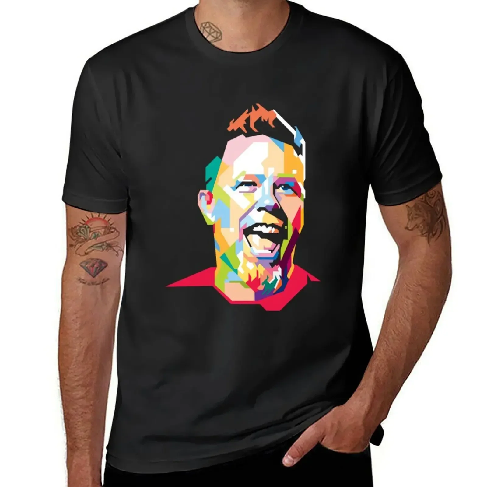 James Hetfield T-Shirt vintage kawaii clothes anime t shirts fruit of the loom mens t shirts