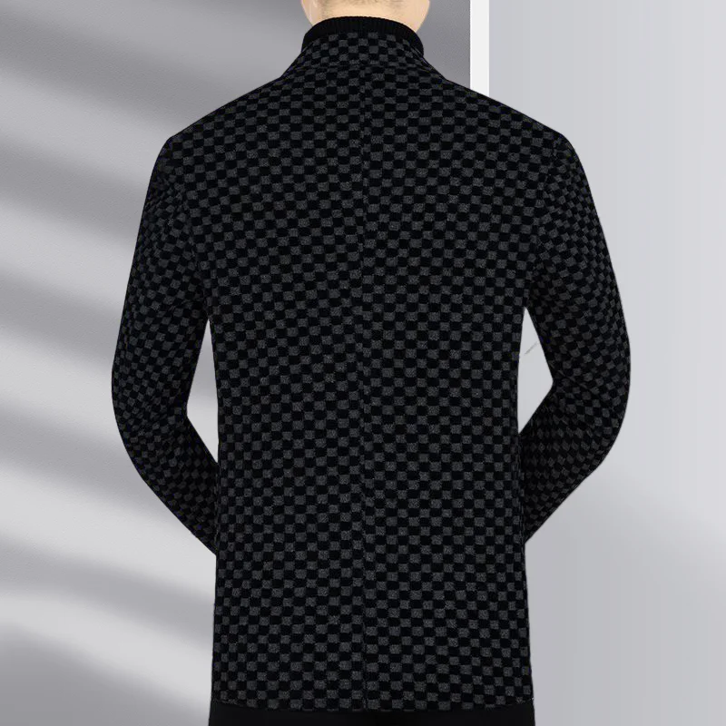 سترة رجال الأعمال شهم الزفاف المألوف متقلب أفضل رجل، التخسيس وعارضة السترة في منتصف العمر وكبار السن #5