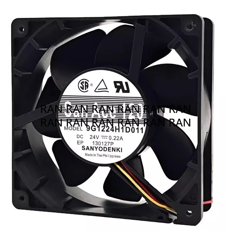

New Cooler Fan for Sanyo 9G1224H1D011 12038 DC24V 0.22A Cooling Fan 12cm 120 * 120* 38mm