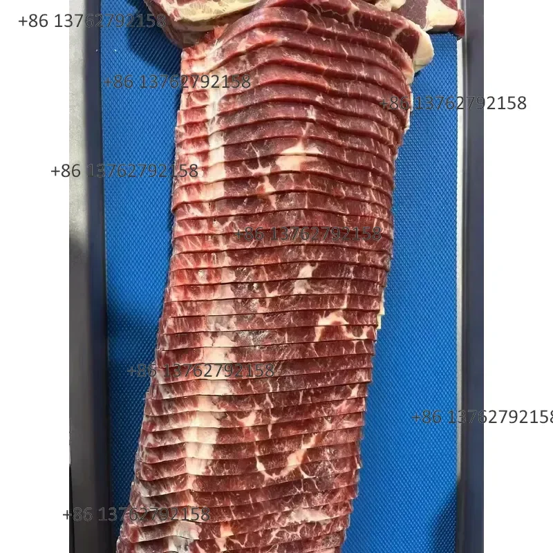 【2026】 Automatic Frozen Meat Steak Cutting Machine Adjustable Thickness Industrial Beef Portion Cutter Stainless Steel