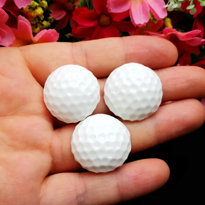 50pcs/Lot 25mm Golf Ball Resin Flatback Cabochon American Sport Ball Flat Back Scrapbooking DIY Hair Bow Center Embellishments