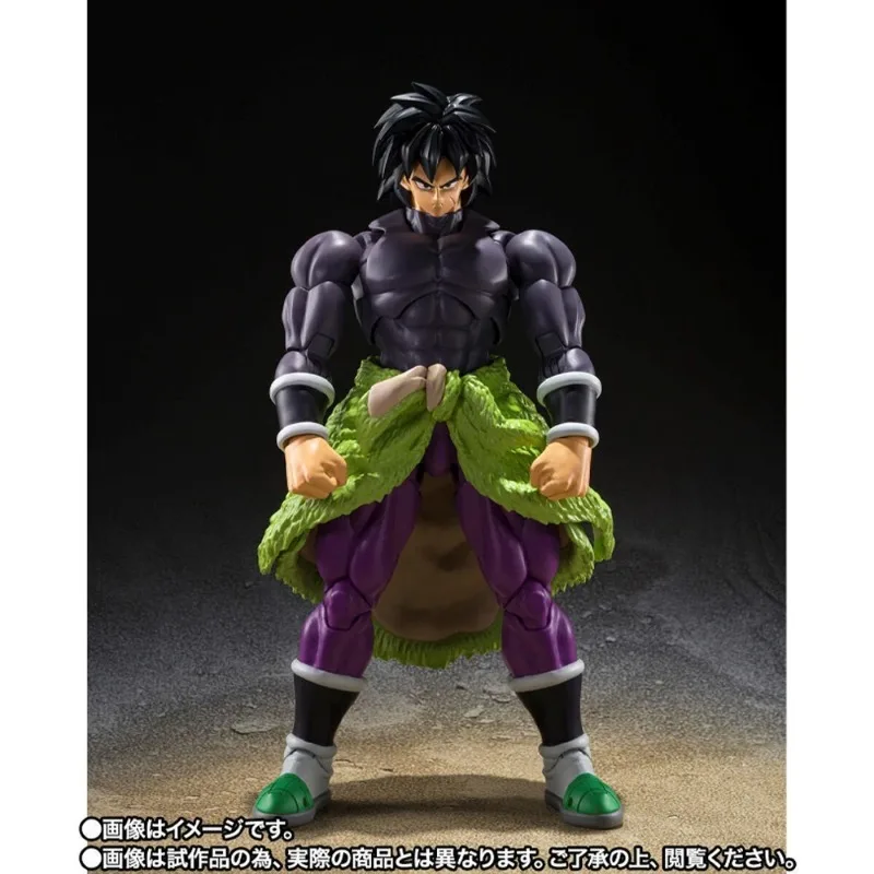 In Stock BANDAI Dragon Ball S.H.Figuarts Broly Super Hero Action Figure Anime Model Collectible Toys Gift