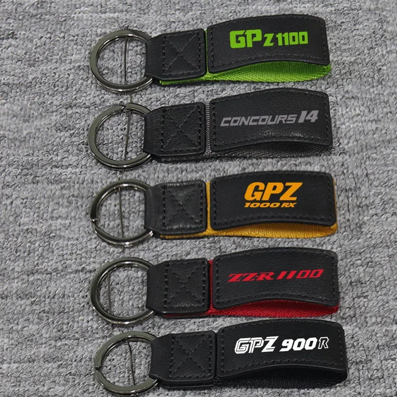 3D Key Holder Chain Collection Keychain For Kawasaki GPZ1100 ABS GPZ900R GPZ1000RX ZZR1100 CONCOURS 14 Motorcycle Key Ring Key