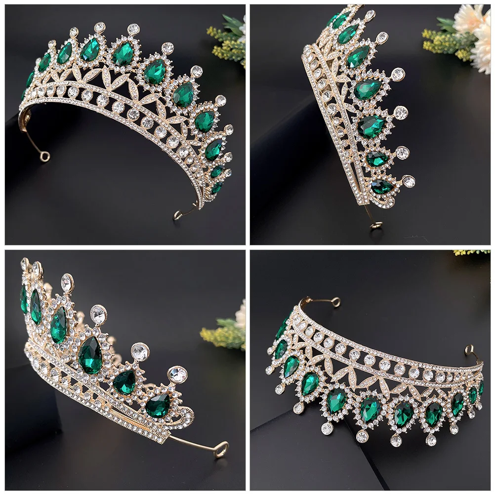 Тиара, головной убор, блестящая корона для свадьбы, дня рождения, аксессуар для волос для девочек и женщин, тиара, головной убор с тиарами