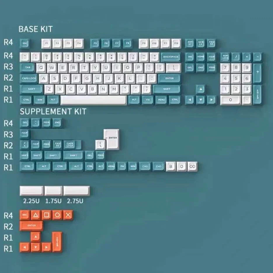 أغطية مفاتيح CSA EMA ASA PBT لمفاتيح Cherry MX على لوحات المفاتيح الميكانيكية