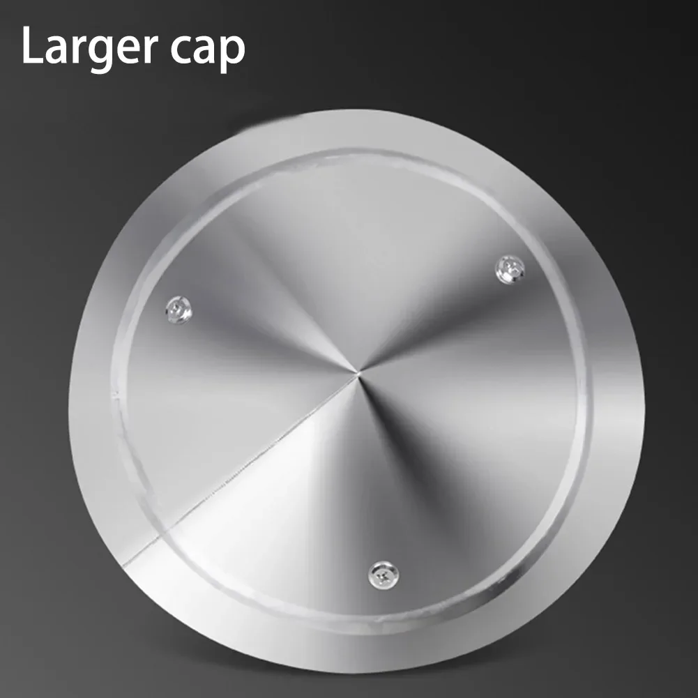Tapa de acero inoxidable 304 para chimenea, sombrero para lluvia, accesorio de uso versátil, diseño a prueba de viento, protección efectiva contra la lluvia