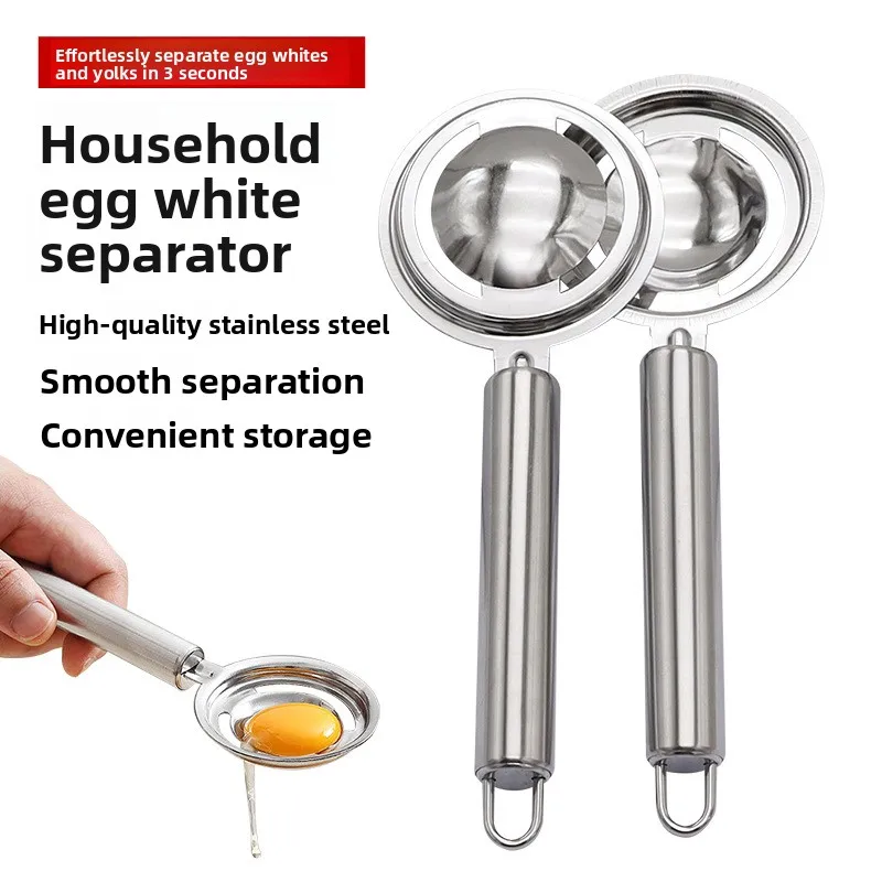 

Stainless Steel Separator - Tube Handle for Precise Yolk & White Separation
