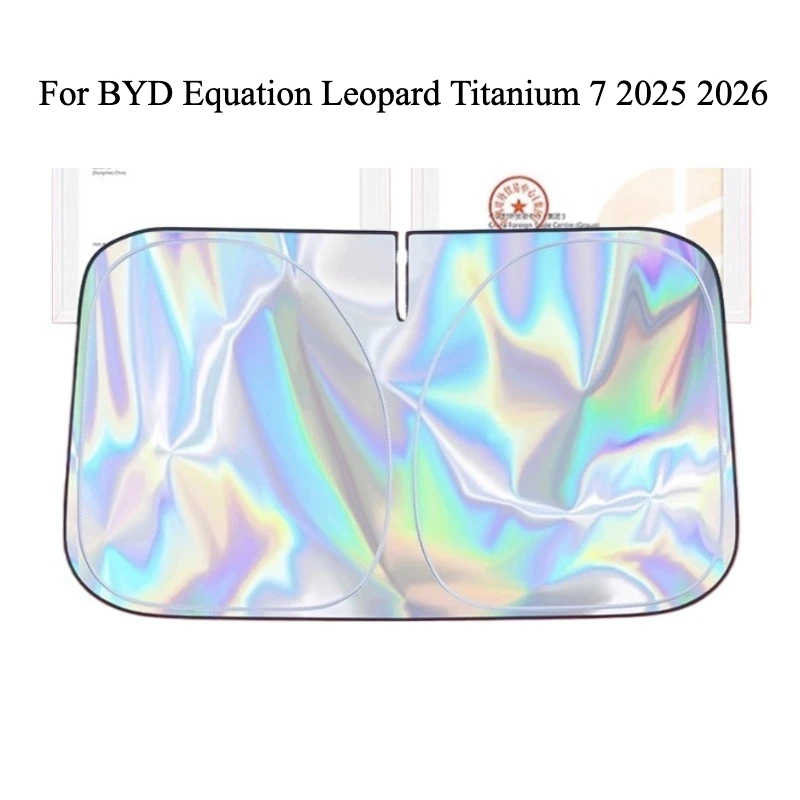 

For BYD Equation Leopard Titanium 7 Front Window Sunshade Windshield Sun Protection Cover UV Blocker Summer Cooling Accessories