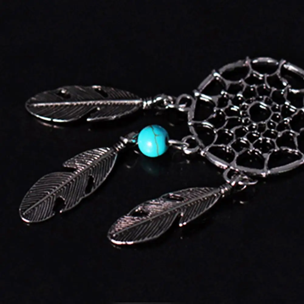 Bohemian Style Necklace for Women Ethnic Dream Catcher Women Feather Wing Chain Necklace for Banquet Jewelry Gift