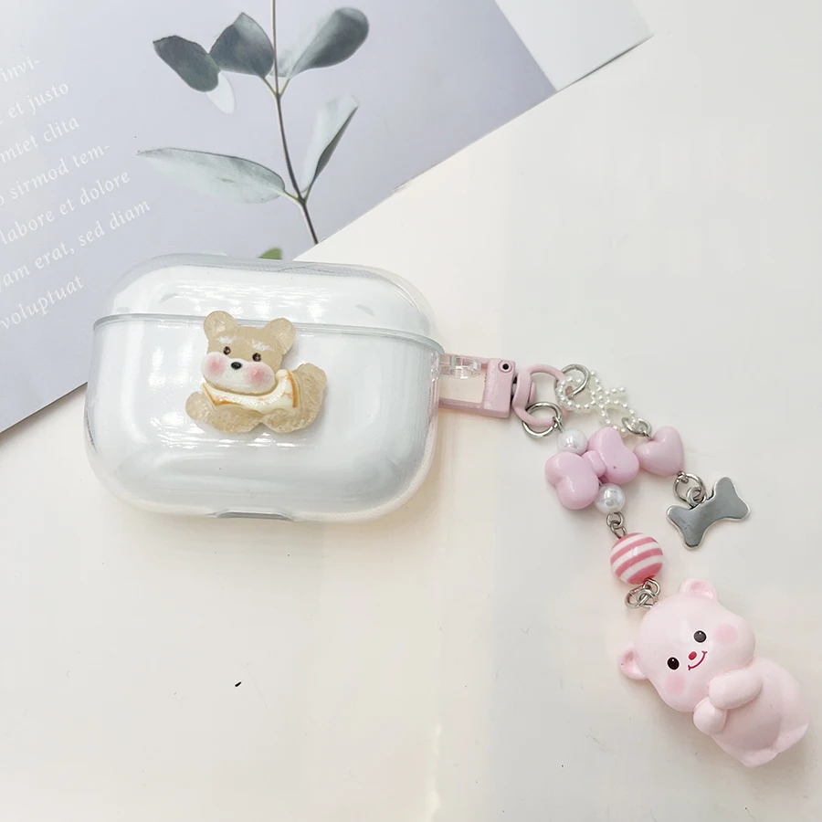 cartoon dogs Case for Nothing Ear3 /Ear2 /Ear1 /Ear R/Ear 2024 Case Silicone headphone Cover