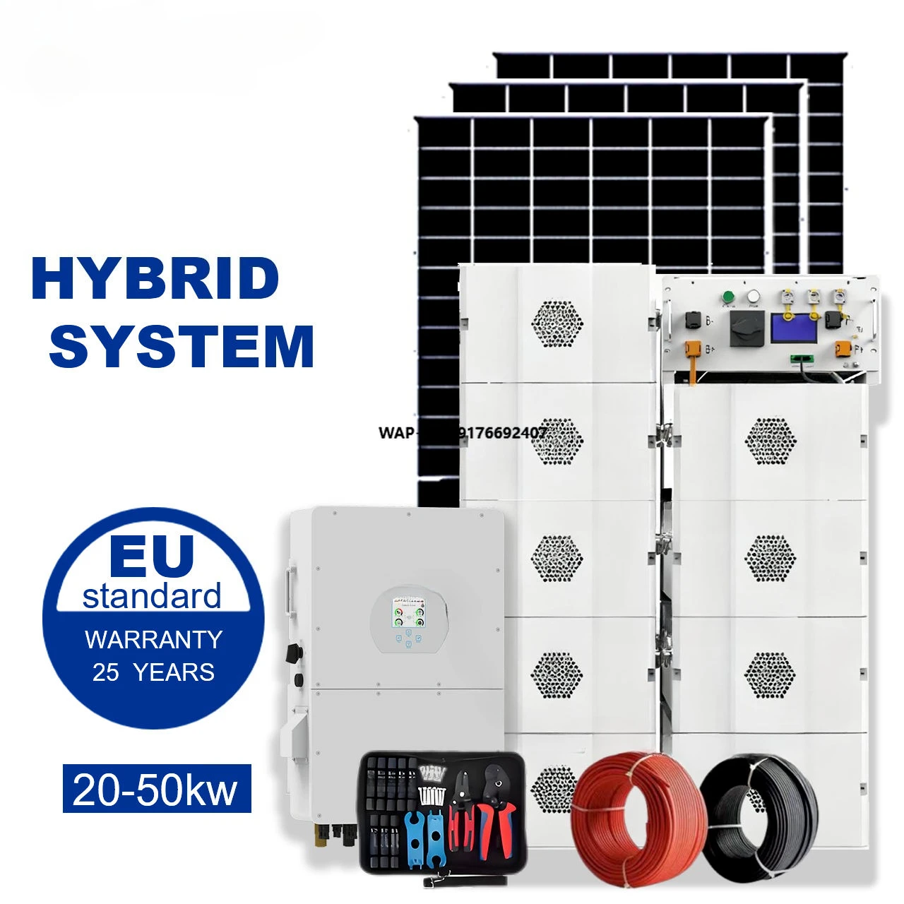Deye Hybrid Solar ESS Energy Storage System 200Kw 500kWh for Commercial Industrial Projects
