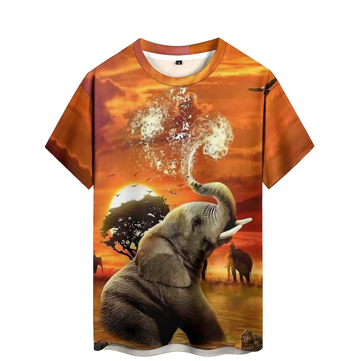 

Men's Party Event 3D Printed Short-Sleeve T-Shirt - Summer Sports, 3D Short-Sleeve, High-Quality Printing