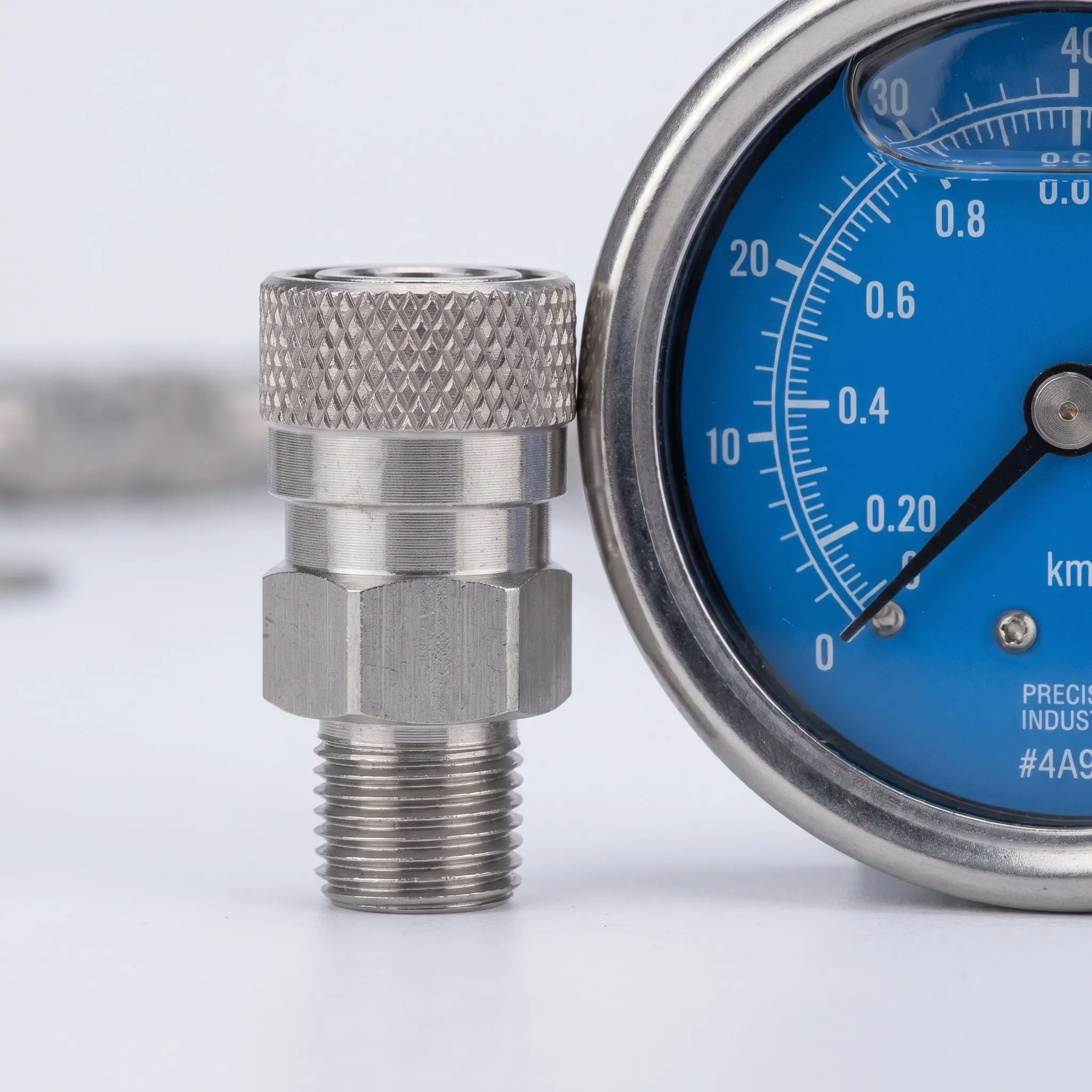 Pump Connector Air Compressor Quick Fittings Hose Nozzle High Pressure Adapter Hand