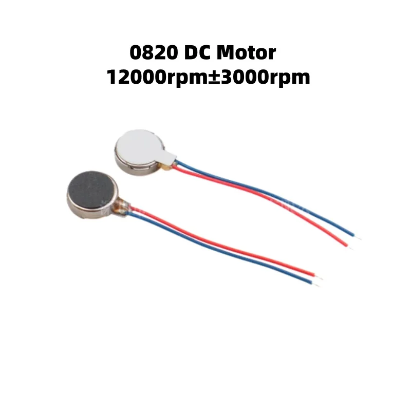 2pcs/Lot 3V 9000~13000rpm 80mA 0820/0827/0834/1027/1030/1034/1234 DC Motor For Mobile Phone Vibration DIY Model