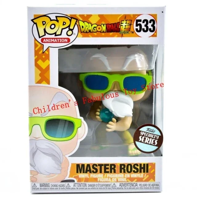 FUNKO POP Periphery Dragon ballz Master Roshi-figura de acción de Anime, modelo de colección, juguetes para niños, regalo, novedad, #533