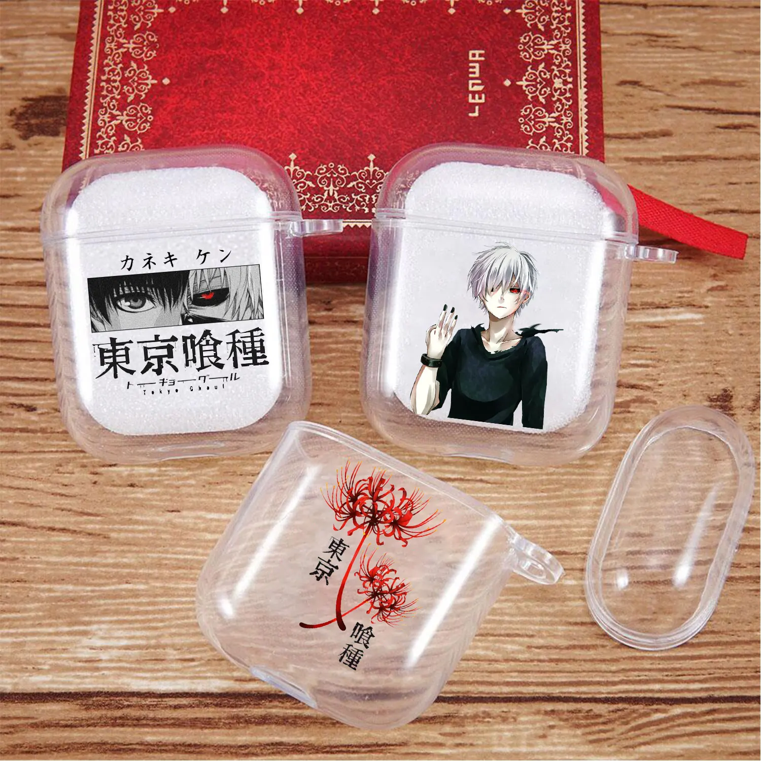 Japan Tokyo Ghoul Anime Kaneki Ken Soft silicone TPU Case For AirPods Pro 2 1 2 3 Silicone Wireless Bluetooth Earphone Box Cover