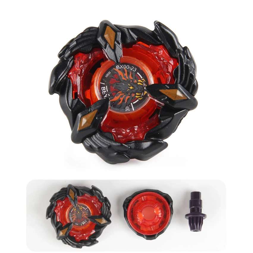 BX-23 Phoenix Wing Evolution Battle Top Booster com lançador Grip Set Bey X Spinning Toy Gyro Game