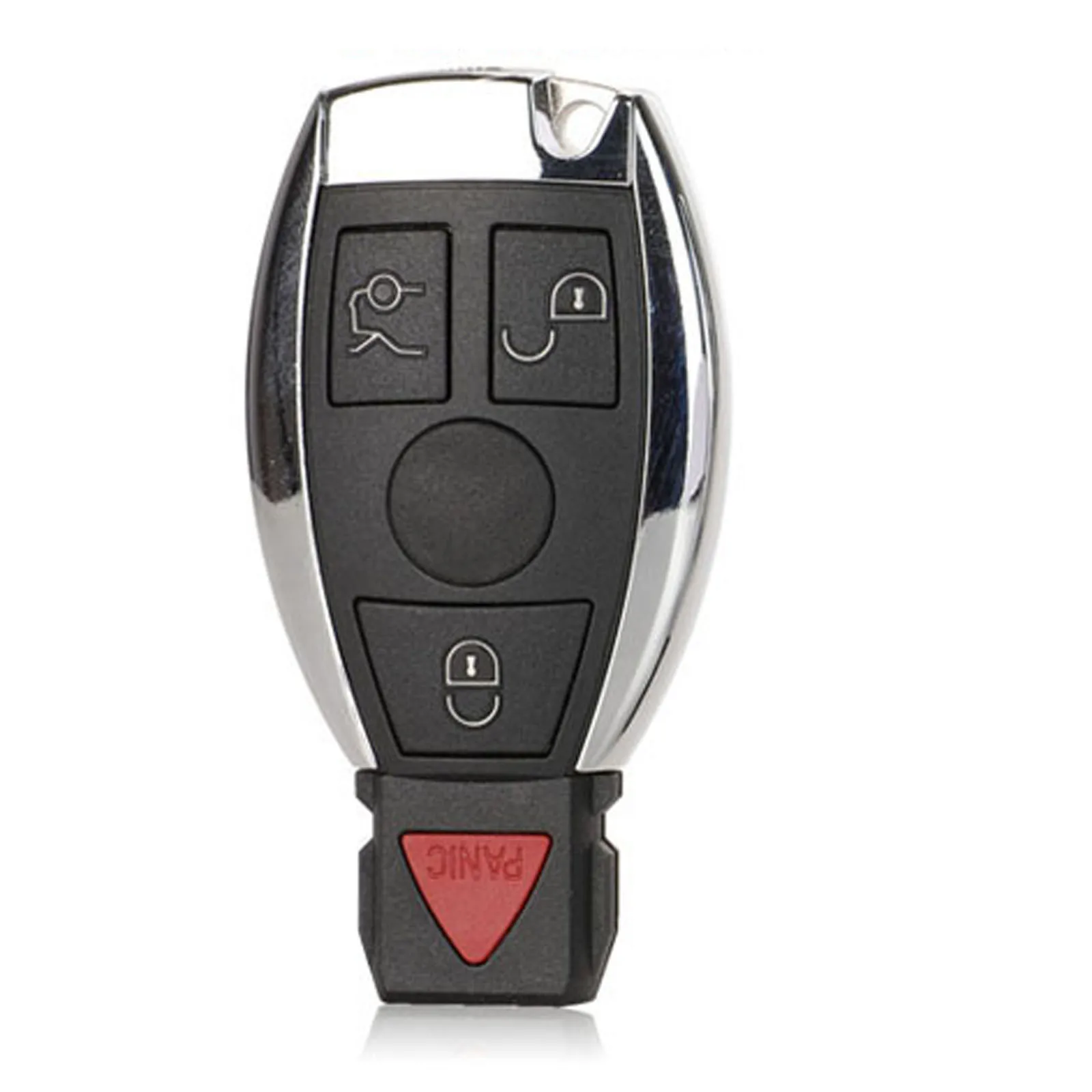 jingyuqin 4 Buttons Remote Smart Car Key Shell Case FOB For Mercedes Benz Year 2000+ Supports Original NEC And BGA Replacement