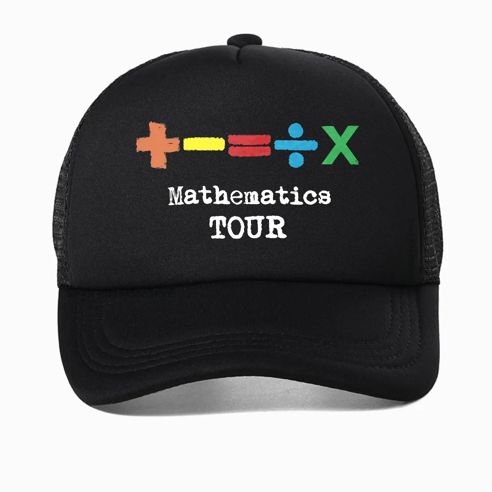 

The Mathematics Tour baseball cap Beach Ed Sheeran Vintage caps summer Breathable snapback hats adjustable mesh trucker hat