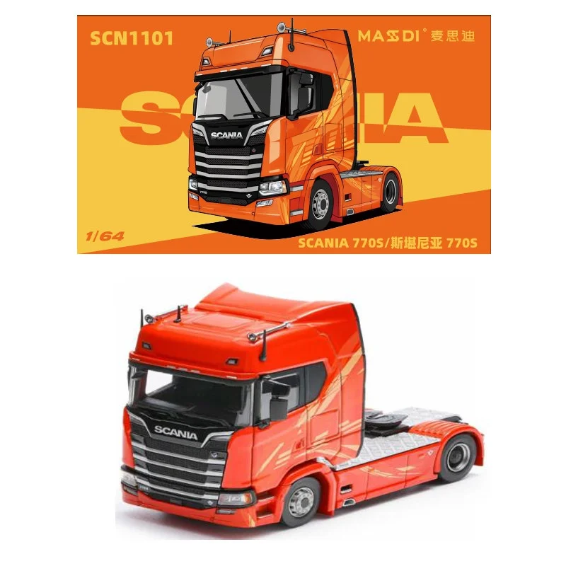 Masdi 1:64 Scania R650 Alloy Truck Head Model Construction Vehicle