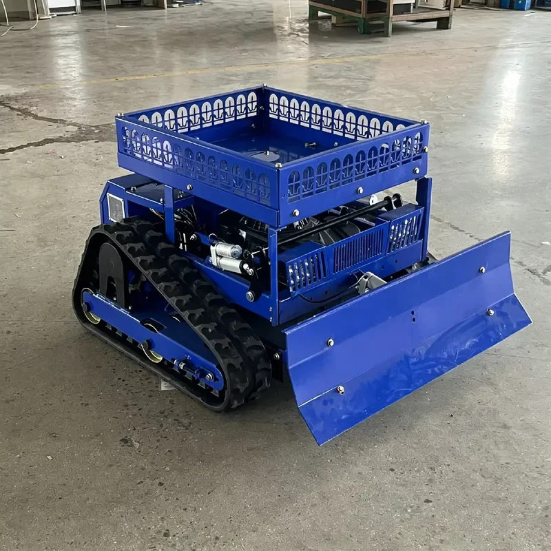 Remote Control Smart Crawler Engine Grass Cutting Machine Multifunction Durable Lawn Mower Easy to Operate for Orchard Farm