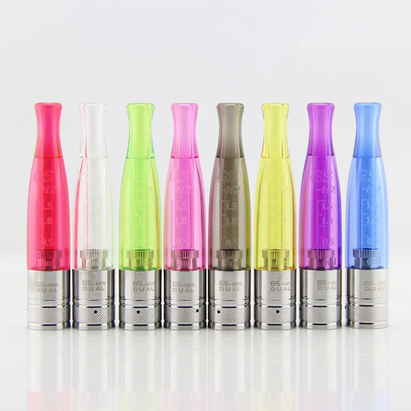 1 pces/2 pces/5 pces gs h2 atomizador tanque bobina dupla gs h2s substituir atomizador ce4 ce5 rebuildable vape tanque para ego vaporizador e cigarro