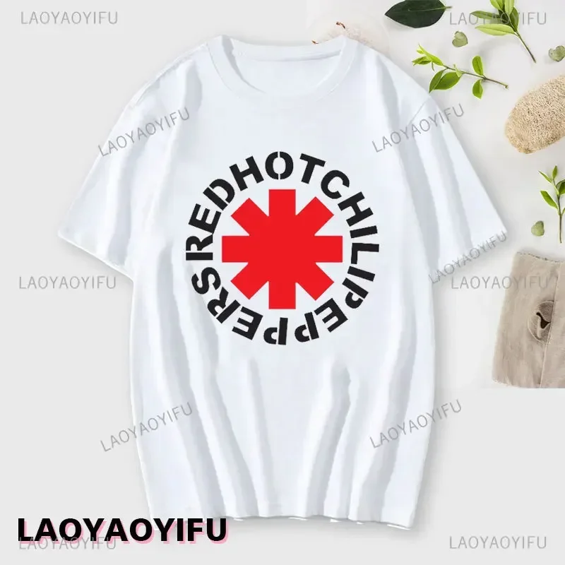 Red Hot Chili Men Printing T-Shirt Peppers Men Cartoon Cotton T Shirts Summer Fashion Short Sleeve Tshirts Harajuku Hipster Tee