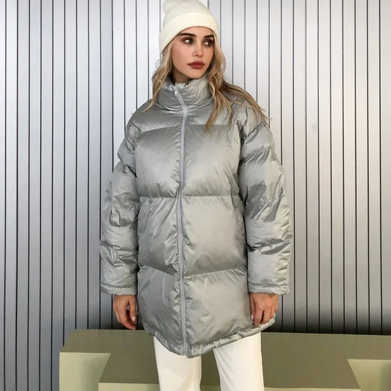 

Thick Warm Fluff Parka For Women, Female Winter Jacket, Stylish Coat, Waterproof Outerware, New, Hot, 2024