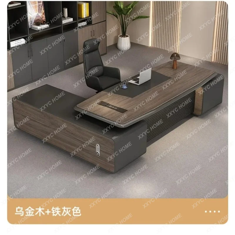 XXComputer Material Office Desk Anytime Reading Working Cabinet Office Desk Modern Foreign Office Furniture