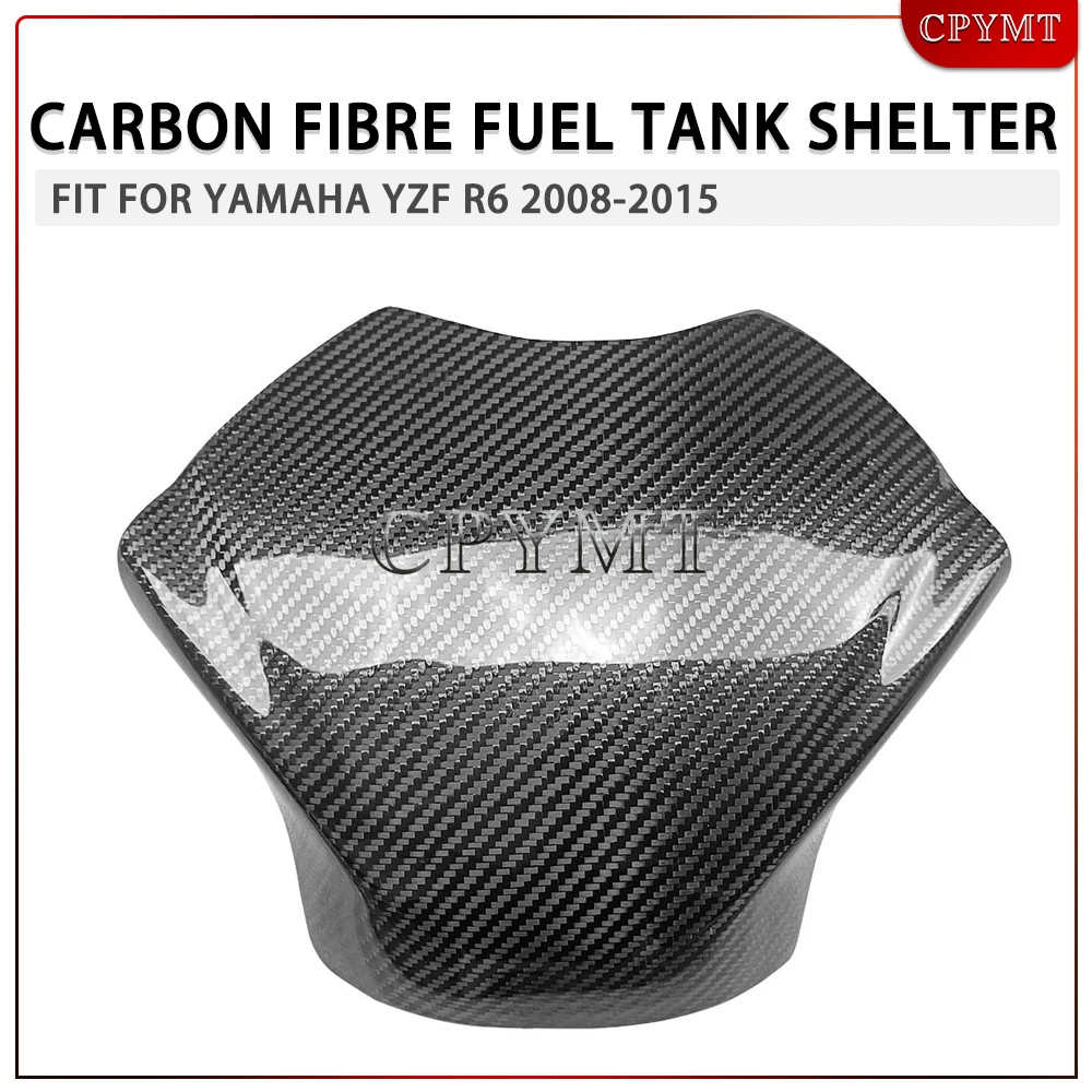 

Carbon Fibre Fuel Tank Shelter Guard Cover Fit for Yamaha YZF R6 2008 2009 2010 2011 2012 2013 2014 2015 Motorcycle Accessories