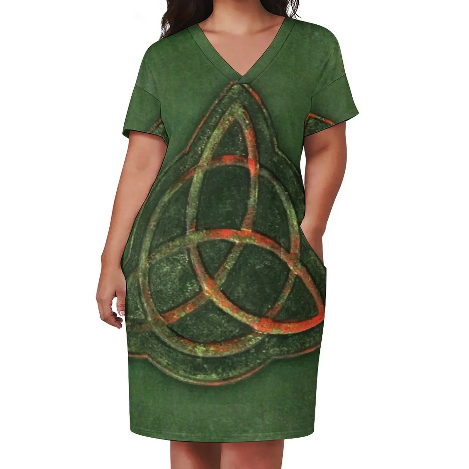 Book of Shadows - Charmed Triquetra Design Loose Pocket Dress dress for women 2025 prom dress 2025