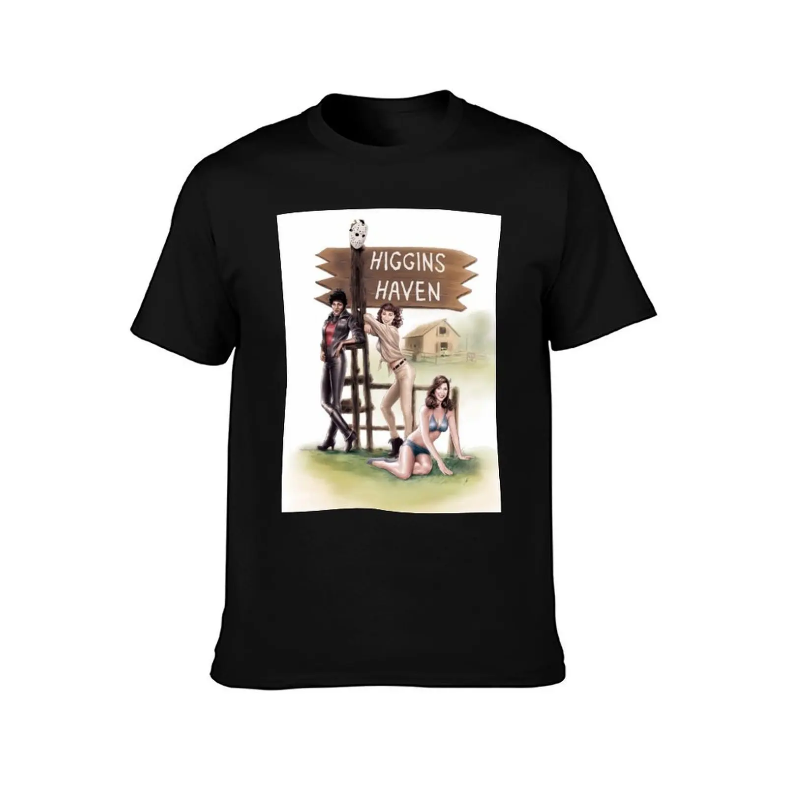Higgins Haven '82 T-Shirt Casual Lightweight Short Sleeve Top T-Shirt