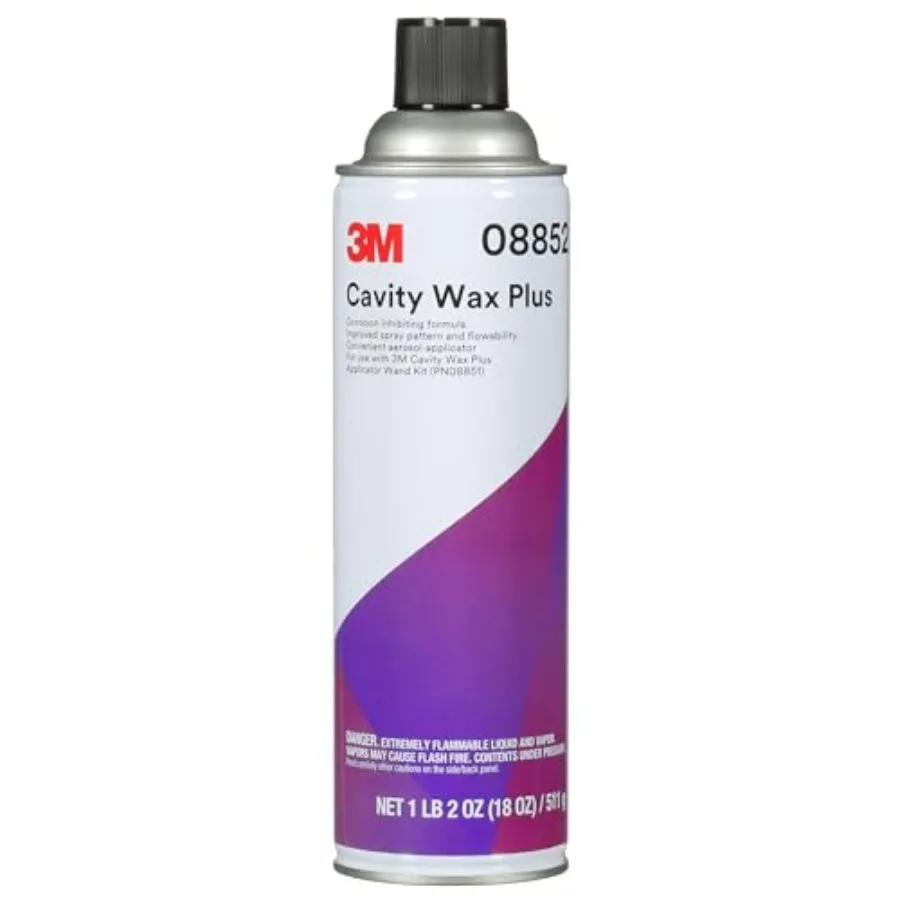 

Аэрозольный спрей Cavity Wax Plus 08852, 530 мл, самовосстанавливающийся, для защиты от коррозии, предотвращает отслаивание, рассыпание и растрескивание