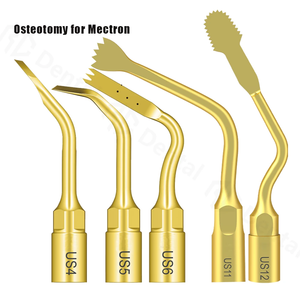 US1 US1L US1R US2 For Mectron Dental Ultrasonic Osteotomy Scaler Handpiece Tip Scaling Tips US3  US4 US5 US6 US7 US11 12