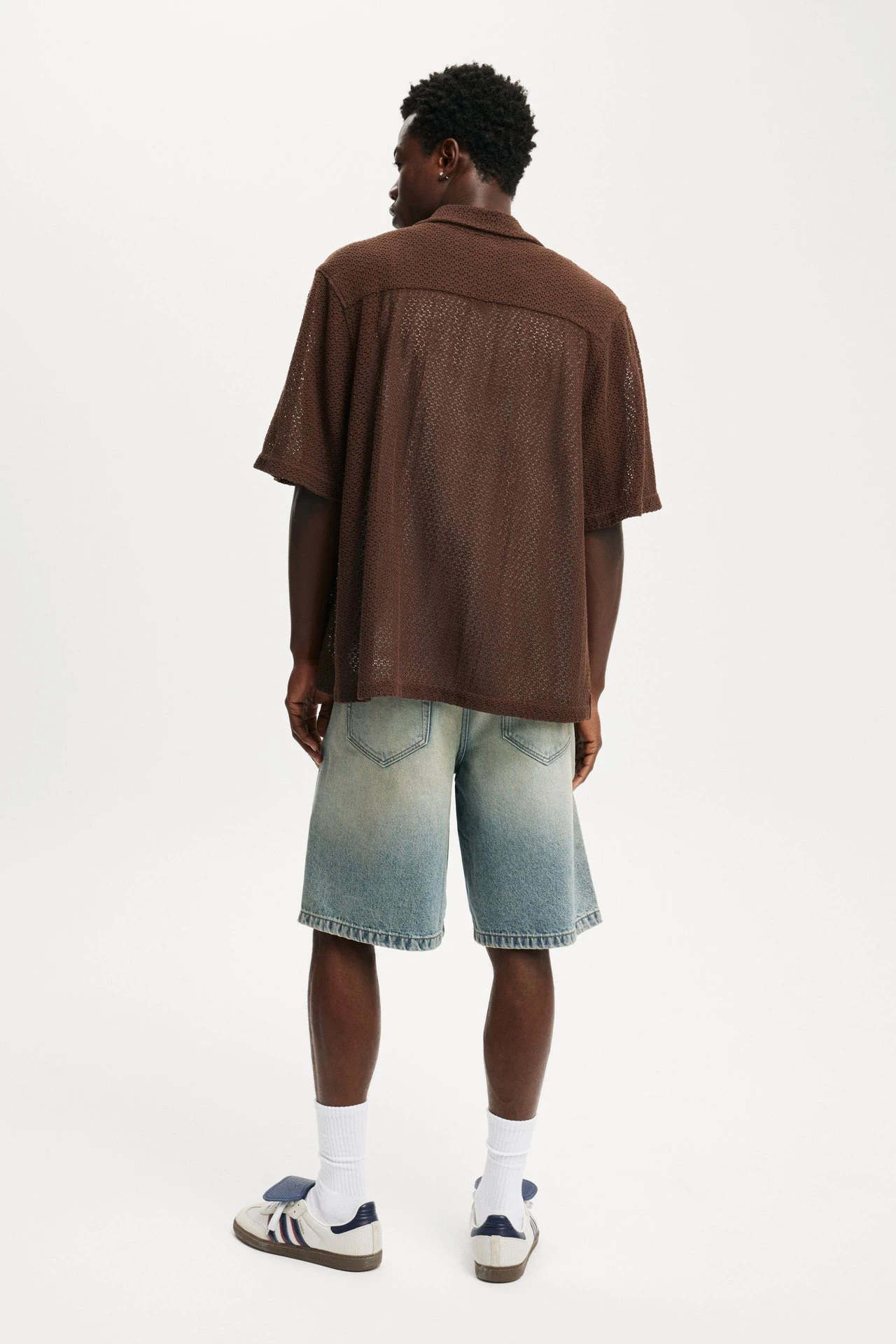 American High Street Hip Hop plones vaqueros informs sueltos de verano plones cortos de cinco puntos de moda p...