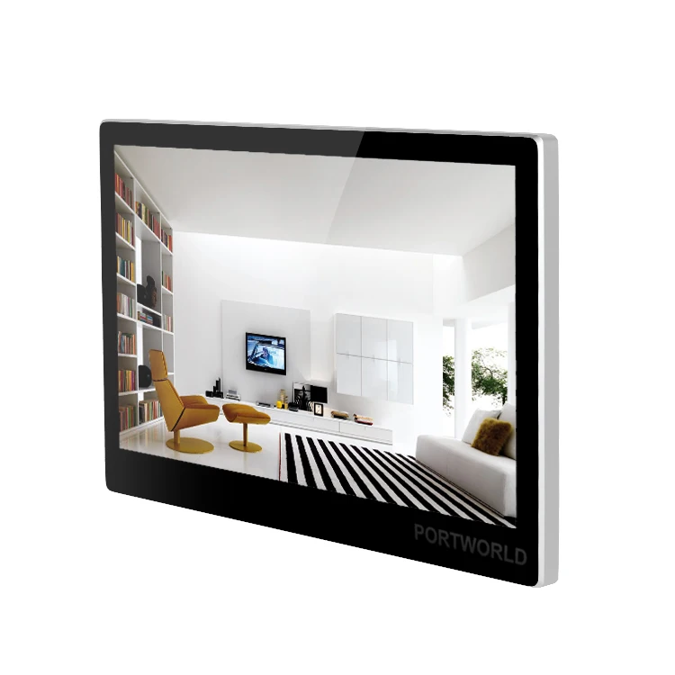 YC-SM10P Smart home automation 10 inch IPS touch screen landscape display Android AIO POE tablet inwall mount