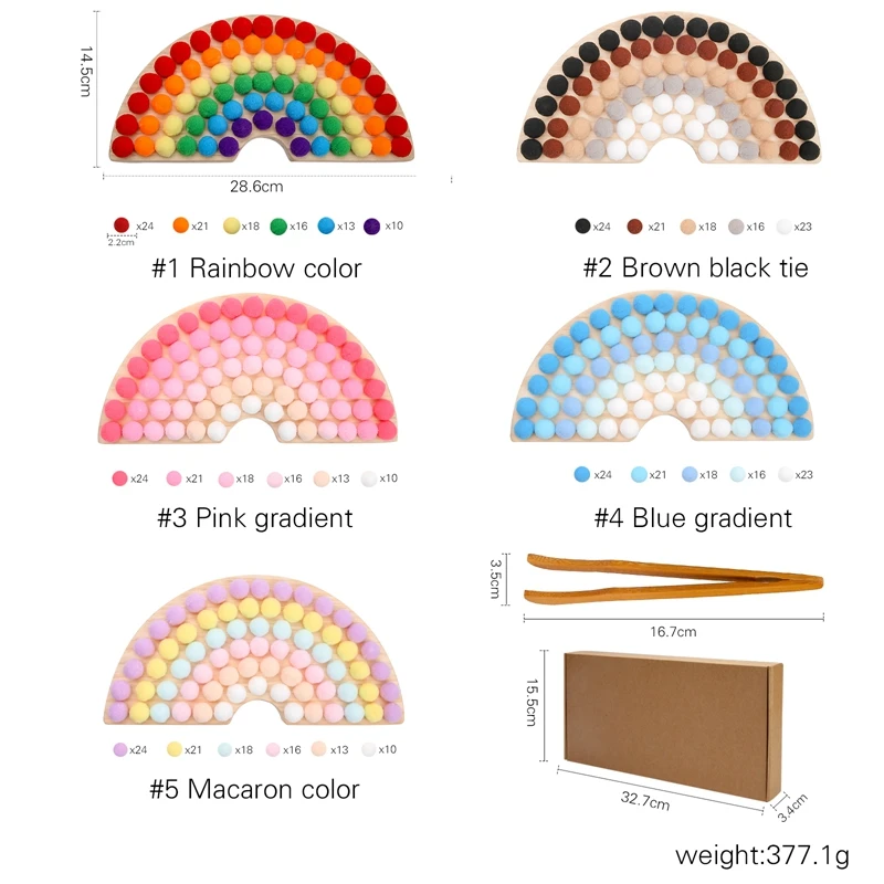 1 conjunto de madeira clipe grânulos arco-íris brinquedo grânulo jogo para crianças quebra-cabeça magia xadrez jogo de correspondência adulto montessori educação brinquedo