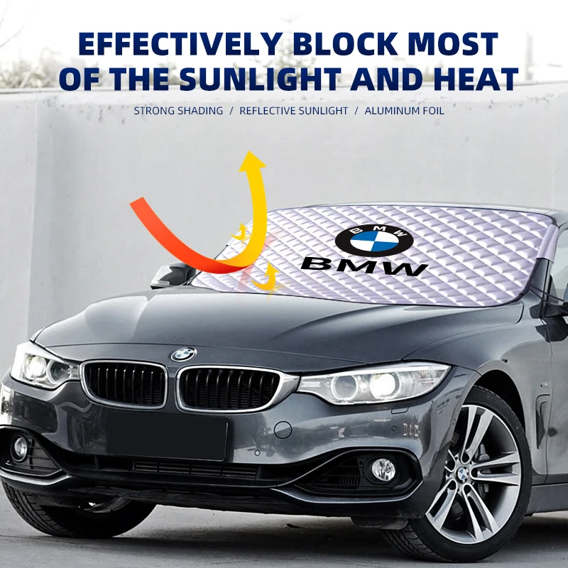 Front Screen Cover Auto Sun Cover Car Windshield Shade For BMW M E63 E64 E68 F03 F04 F15 E71 E72 E70 E83 E84 E52 E89 G30 G20 G02