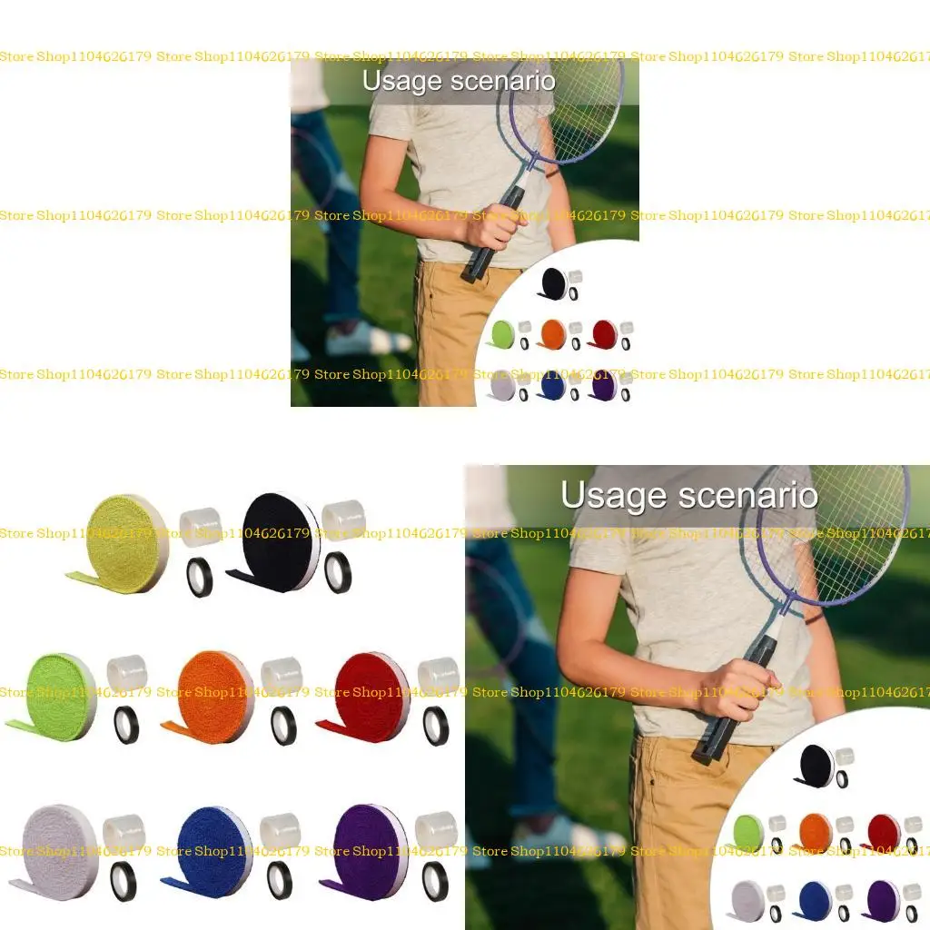 

A1A2 Handle Tape Absorbent Racket Grip Tennis Racket Grip Sweatband Racket Wrap Tape