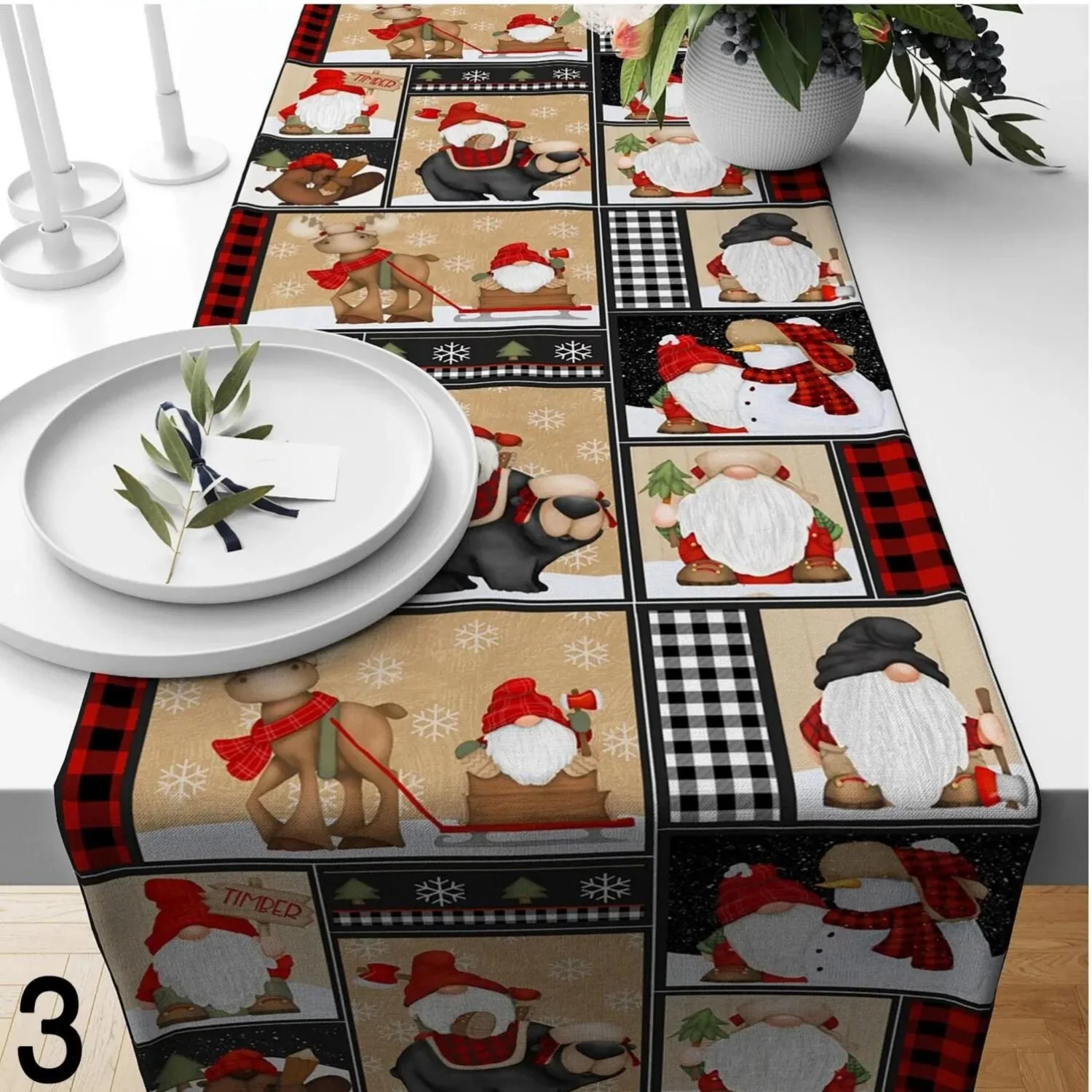 Runner da tavolo con gnomo nat - Christmas Table Runner recensione e prezzo