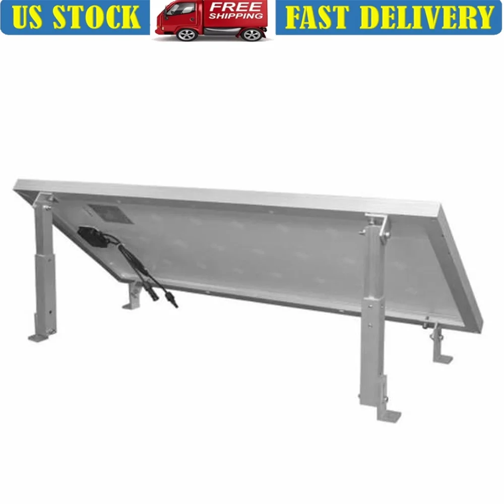 

Солнечная панель, плоская крыша, наклонное крепление, алюминиевый регулируемый кронштейн, легкий, простая установка, устойчивые к коррозии крепежные детали на крыше