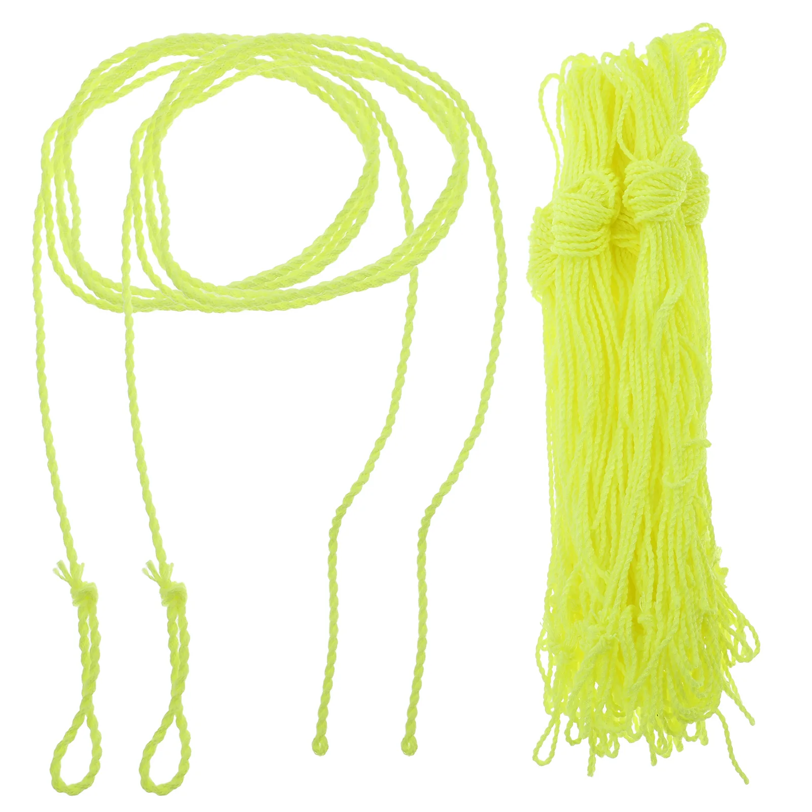

50Pcs Yoyo Strings Nylon Rainbow 105Cm for Extreme Tricks Freestyle Looping Precision Stable Spin Performance Outdoor Sport Yoyo